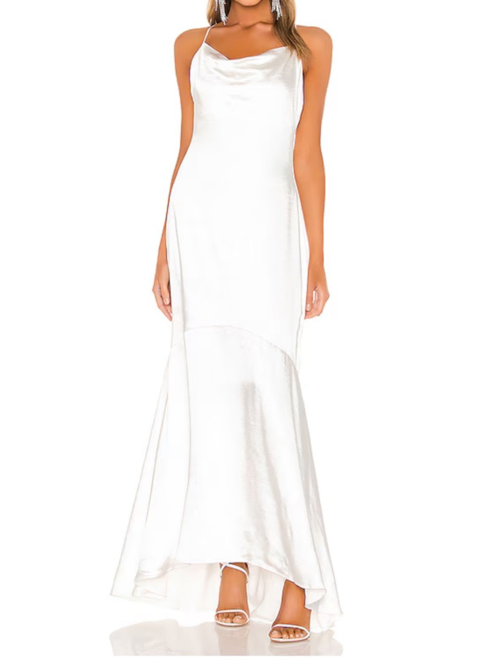 NWT Elliatt Aisle Dress in White Size Medium